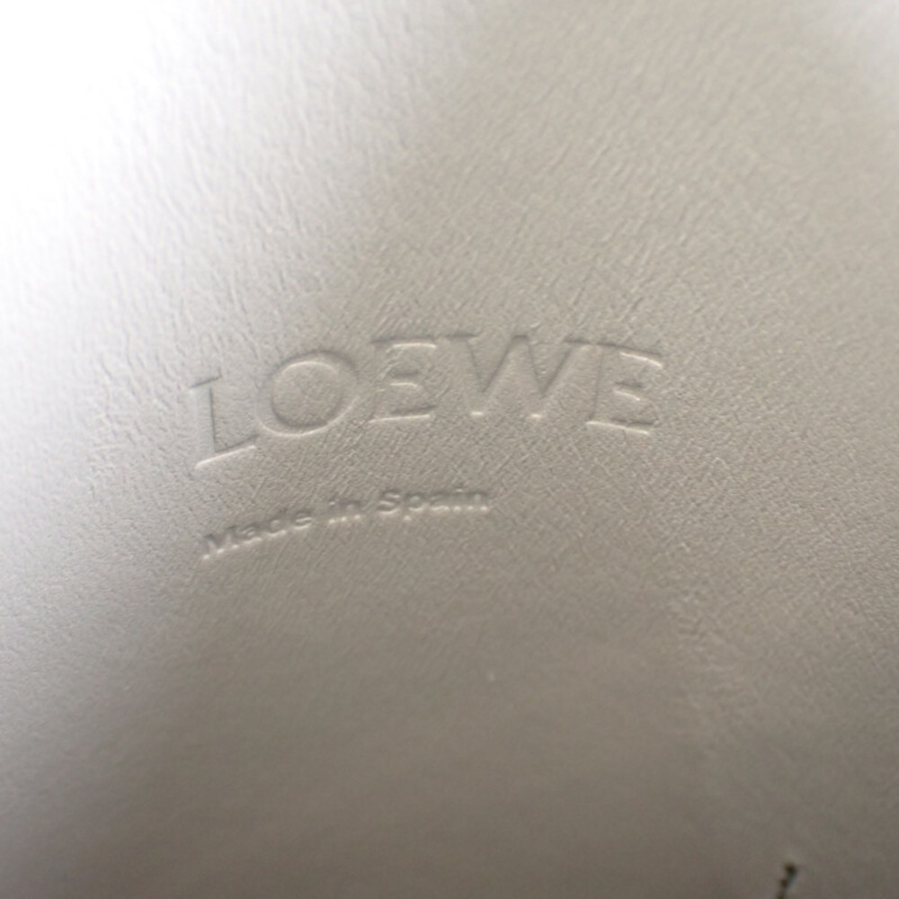 Loewe Pocket Calfskin Shoulder Classic Bag s Grey Dice - Picture 7 of 8
